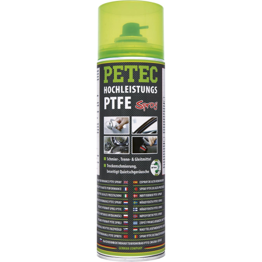 Petec 74050 Hochleistungs PTFE- Spray 500 ml
