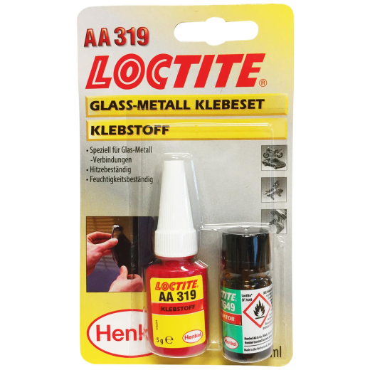 Loctite AA 319 Glasklebeset / Metallklebeset 5g / 5g IDH 249998