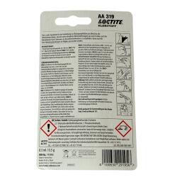 Loctite AA 319 Glasklebeset / Metallklebeset 0,5g IDH 195908