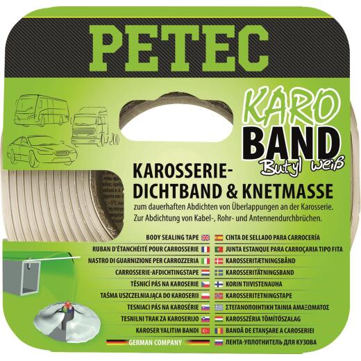 Petec Butyl, Karo-Band, Karosseriedichtband 2 mm × 20 mm × 3 m