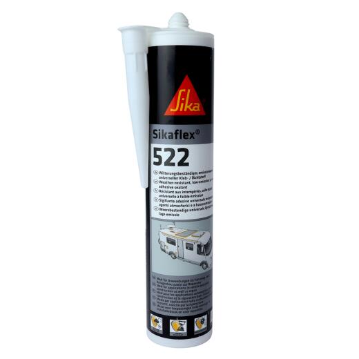 Sikaflex 522 Kleb- & Dichtstoff 300ml (Ersatz für 521 & 221i) Weiß