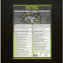 Petec 87610 Dämm-& Schallschutzplatte 500 x 500...