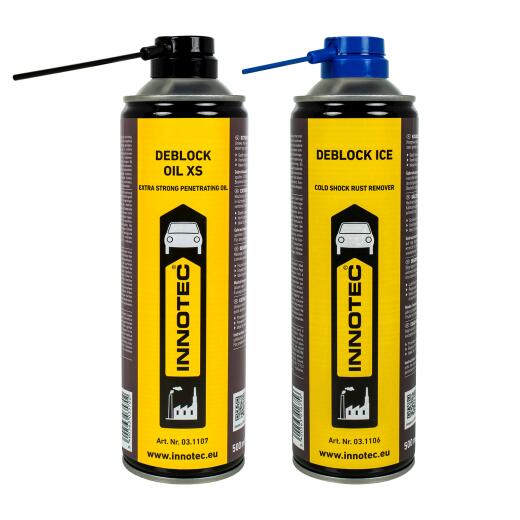 Innotec Deblock Oil XS & Ice Bundle à 500 ml Spray