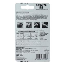 LOCTITE 55, 50m Gewindedichtfaden Dose - IDH 492004