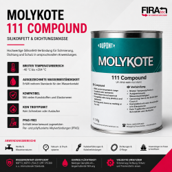 Molykote 111 Compound Silikon Dicht- und Schmierstoff
